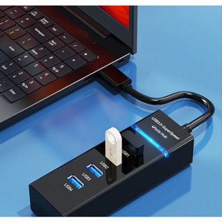 USB ความเร็วสูง 4 พอร์ตฮับ USB 3.0 USB HUB Adapter สำหรับ PC แล็ปท็อปอุปกรณ์เสริมคอมพิวเตอร์  Taurus307~