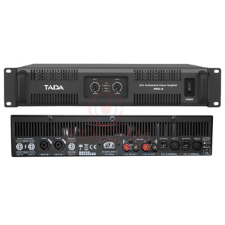 เพาเวอร์แอมป์ TADA รุ่น PRO8 เครื่องขยายเสียง800watt*2