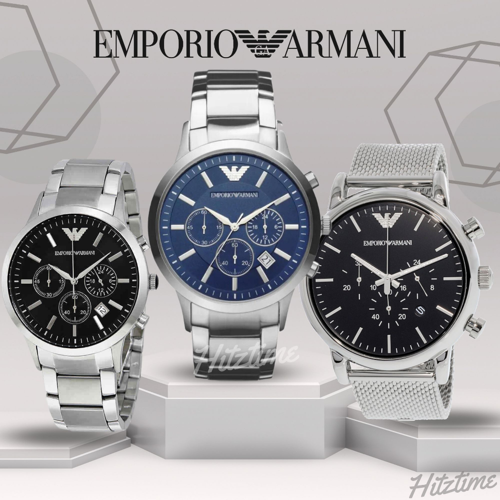 EMPORIO ARMANI รุ่น AR2448 AR2434 AR1811 เอ็มโพริโอ อาร์มานี่ นาฬิกาข้อมือผู้ชาย นาฬิกาแบรนด์เนม ของ