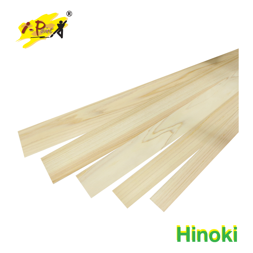 i-Paint (ไอเพ้นท์) ไม้โมเดล Hinoki wood ชนิดแบน รหัส HF9
