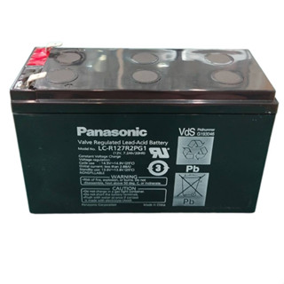 แบตแห้ง ยี่ห้อ PANASONIC รุ่น LC-R127R2PG1 12 โวลท์ 7.2Ah