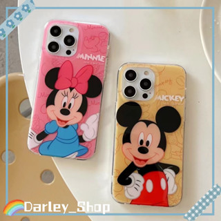 🔥สไตล์ใหม่🔥เคสไอโฟน iphone 11 14 Pro Max การ์ตูน น่ารัก ดิสนีย์ มิกกี้ รุ่นคู่ เคส iphone 12 13 Pro Case for iPhone