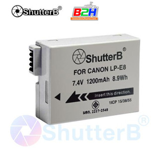 แบตเตอรี่กล้อง Shutter B รุ่น LP-E8 **พร้อมส่ง**