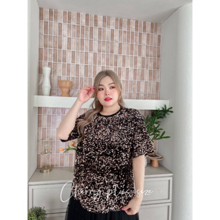 🔥Plussize🔥เสื้อคนอ้วน🔥 Bust  หน้าผ้า 50” ยืดถึง 55