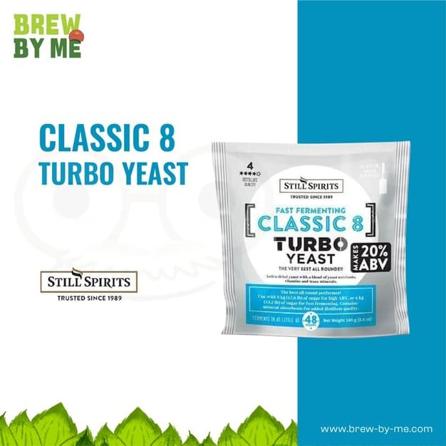 Turbo Yeast Classic 8 (48 hour) จาก Still Spirits ยีสต์หมักเหล้า
