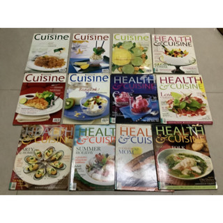 หนังสือสอนทำอาหาร Health&amp;Cuisine bakery basket/แม่บ้าน/ครัว อาหารต้านมะเร็ง/gourmet&amp;cuisine/คู่ขวัญ คู่ครัว/อาหารไทย