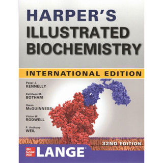 [หนังสือ] Harpers Illustrated Biochemistry ตำราแพทย์ ชีววิทยา ชีวเคมี internal medical medicine book textbook