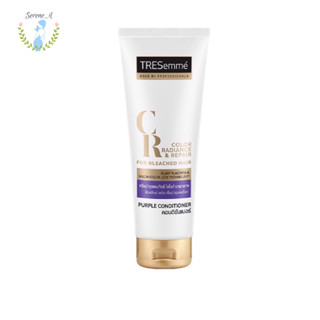 Tresemme Color Radiance &amp; Repair  For Bleached Hair Conditioner 220 มล. คอนดิชันเนอร์สีม่วง (ครีมนวดผม)