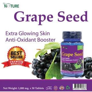 สารสกัดจากเมล็ดองุ่น Grape Seed x 1 ขวด 30 เม็ด เดอะ เนเจอร์ เกรฟซีด บำรุงผิว ผิวใส ผิวเนียนใส บำรุงผิวกระจ่างใส