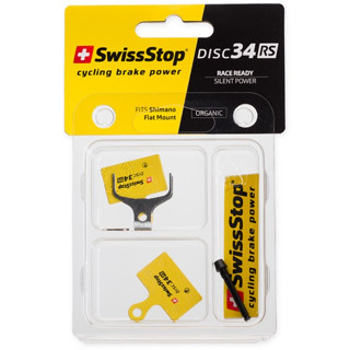 ผ้าเบรค SWISSSTOP DISC 34 RS,ORGANIC, FITS SHIMANO FLAT MOUNT