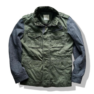 Beyond Closet Hooded Military Jacket รอบอก 40”