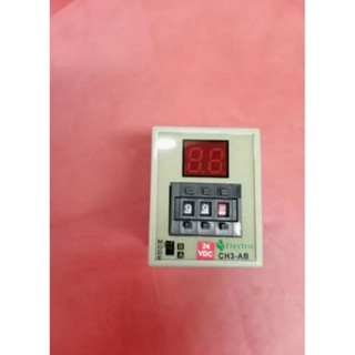 IC Timer  CH3-AB Time 0.01S-990 H 24 VDC ขายพร้อมซ็อกเก็ต ชุดบะ295บาท สินค้าพร้อมส่ง