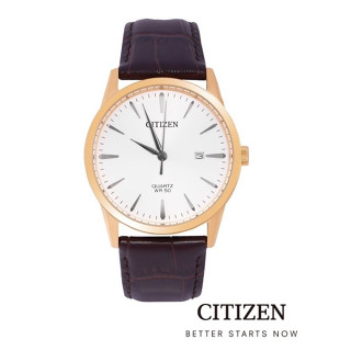 CITIZEN BI5002-14A Leather Mens Watch Quartz ( นาฬิกาผู้ชายระบบถ่าน )