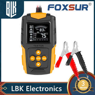 Foxsur รุ่น FBT-200 12V 24V เครื่องวิเคราะห์และทดสอบแบตเตอรี่ วัดค่า CA CCAใช้ได้ทั้งรถยนต์และมอเตอร์ไซค์