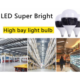 หลอดไฟ LED Super Bright 100w 200w 300w หลอดไฟ LED Ac 220V-240V แสงกลางแจ้ง High Power Cold White Security Streetlamp