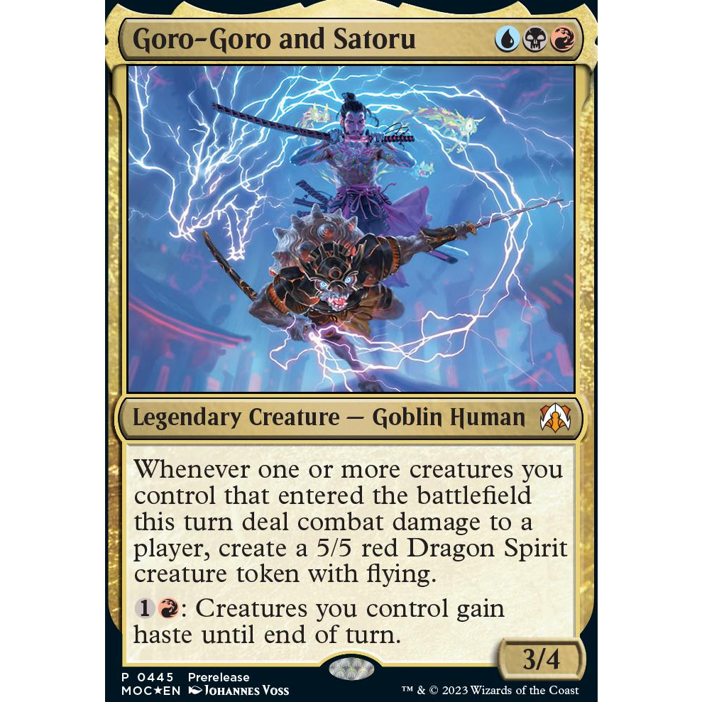Goro-Goro and Satoru การ์ด Magic The Gathering ของแท้