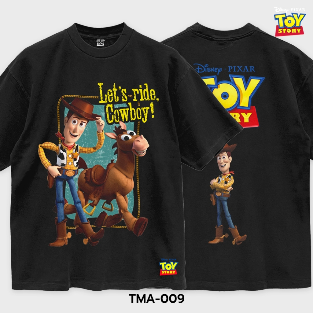Power 7 Shop เสื้อยืดการ์ตูน Toy Story ลาย "Woody" (TMA-009)