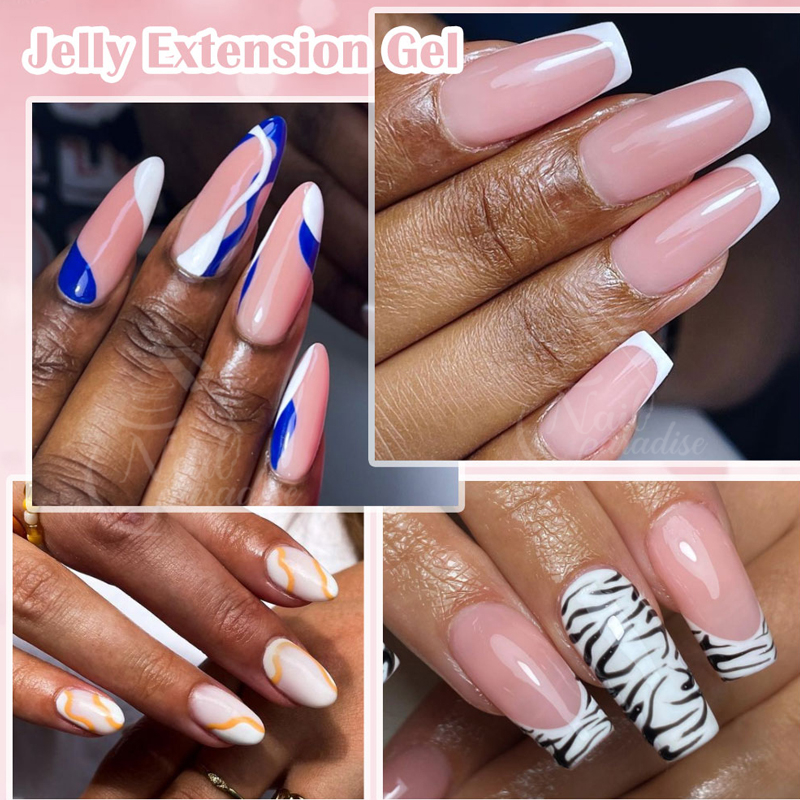 Venalisa Jelly Extension Gel 15/30g เจลลี่เจลต่อเล็บ กลิ่นไม่ฉุน ขึ้นฟอร์มง่าย ต้องอบ ติดอะไหล่ได้ ไม่ร้อนหน้าเล็บ - รูปที่ 4