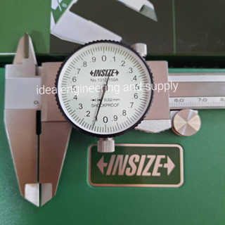 เวอร์เนียแบบเข็ม 6" ความละเอียด 0.02mm Dial Caliper 0-150mmx0.02mm INSIZE 1312-150A อินไซส์ เวอเนียไดอัล 6นิ้ว