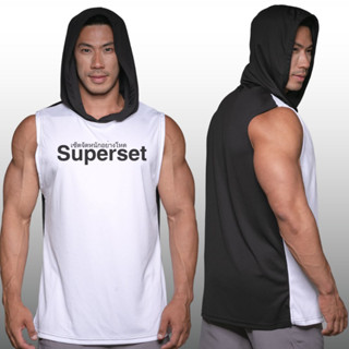 SUPERSET เสื้อฮู้ดแขนกุด Sleeveless Hoodies