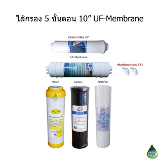 ไส้กรองน้ำ 5 ขั้นตอน 10 นิ้ว UF-Membrane