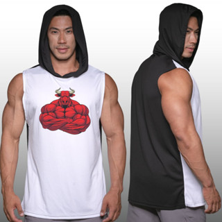 RED BULL เสื้อฮู้ดแขนกุด Sleeveless Hoodies