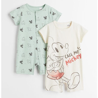 H&amp;M ชุดนอนผ้าคอตตอน mickey SIze.104 (3-4ขวบ)