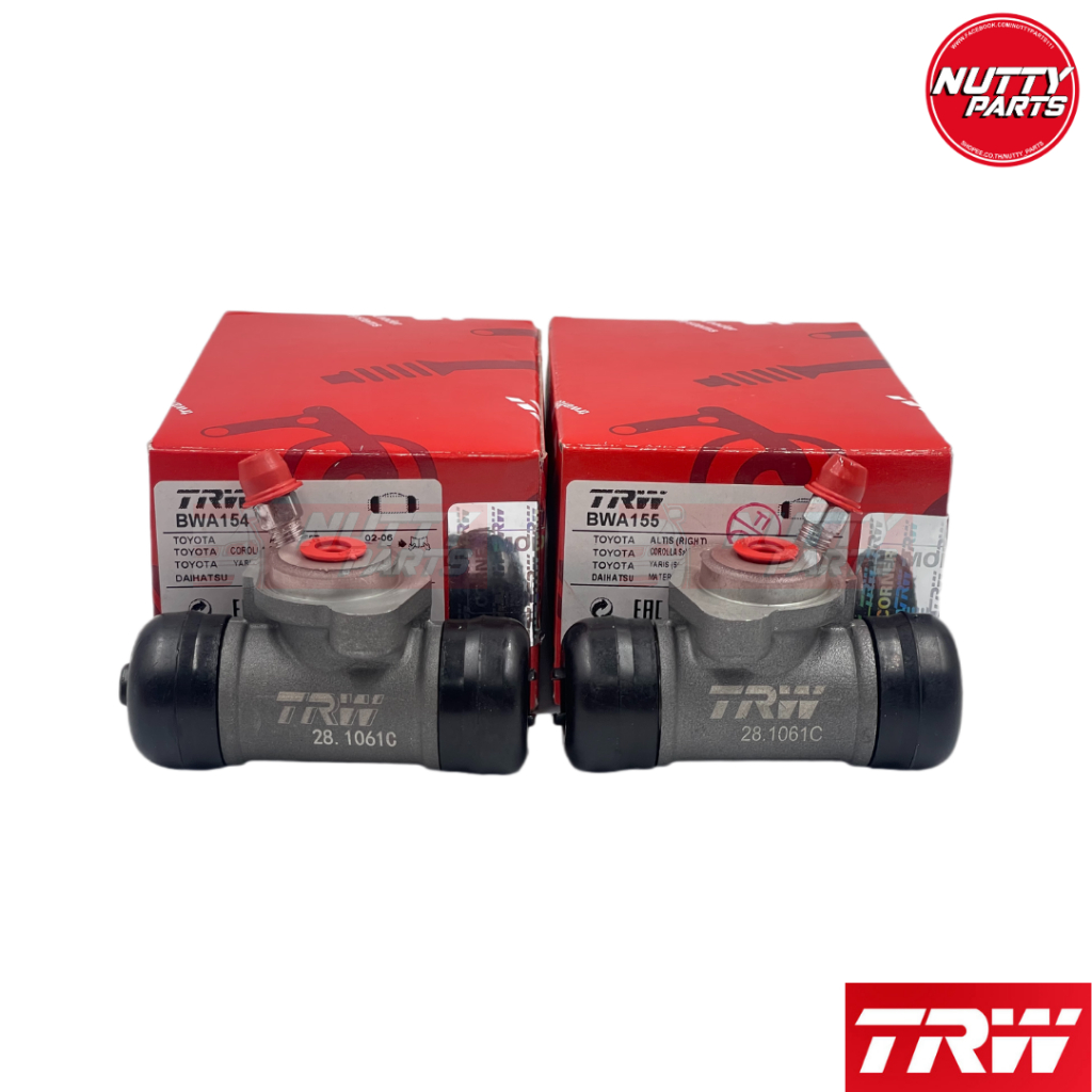 TRW กระบอกเบรคหลัง TOYOTA ALTIS 03-06 , VIOS NCP42 02-06 ขนาด 11/16 BWA154/BWA155 กระบอกเบรค อัลติส วีออส