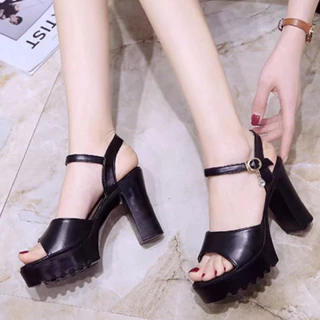 Nadine.9 "รองเท้าส้นสูง แฟนชั่น เปิดเท้า ทรงสวย ดีไซน์น่ารัก รุ่นสายแต่งเพชร สินค้าตรงปก สูง4นิ้ว พร้อมส่ง A615
