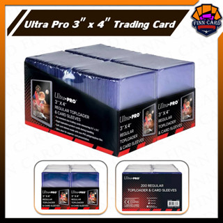 Ultra Pro 3" x 4" Trading Card Toploader &amp; Card Sleeve(UltraPro Topload 35pt 100แผ่น และ Sleeve Ultra Pro 100ใบ) TL