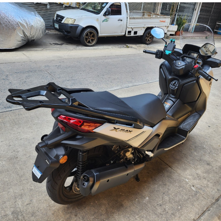 แร็คท้าย อลูมิเนียม ตะแกรงท้าย Yamaha XMAX 300 2017 – 2025 งานแข็งแรง ราคา ถูกที่สุด ดีลบีเคเค แกลเลอรีภาพที่ 3