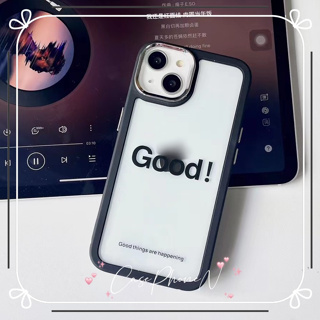 🔥สไตล์ใหม่🔥เคสไอโฟน iphone 11 14 Pro Max เรียบง่าย โปร่งใส good ป้องกันการตก เคส iphone 12 13 Pro Case for iPhone