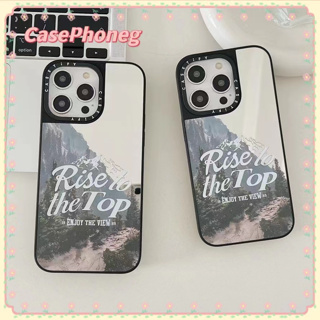 🍑CasePhoneg🍑ชาร์จแบบแม่เหล็ก ป้องกันการหล่น ขอบเต็ม iPhone 11 14 pro max ขอบดำ เรียบง่าย case for iPhone 12 13