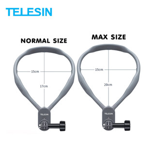 Telesin New U Shape Neck Holder Magnetic Mount คล้องคอ (Normal size and Max SIZE) for Action Cameras and Phones