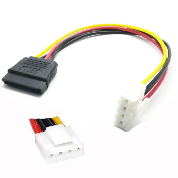 สายไฟเพาเวอร์ POWER SATA สำหรับเครื่องบันทึก DVR NVR (1เส้น) Hikvision และ Dahua