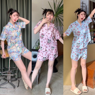 𝑁𝑒𝑤 𝐶𝑜𝑙𝑙𝑒𝑐𝑡𝑖𝑜𝑛✨ Sleepwear😴💖☁️🌟(390฿ฟรีส่ง) ชุดนอน ขาสั้น ลายมาใหม่น่ารักมากก! ลูกค้าถามหากันมาเยอะมาก valen