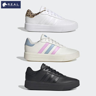 💸ลด45.-ใส่โค้ดRSPRAUG1💸[Court Platform] รองเท้าลำลองผู้หญิง Adidas รุ่น Court Platform [GV9000 GV8995 GW9786]