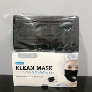 หน้ากากอนามัยทางการแพทย์Klean mask คลีนมาส์ก (กล่อง 50 ชิ้น) ASTM Level 3 บริษัทLongmed