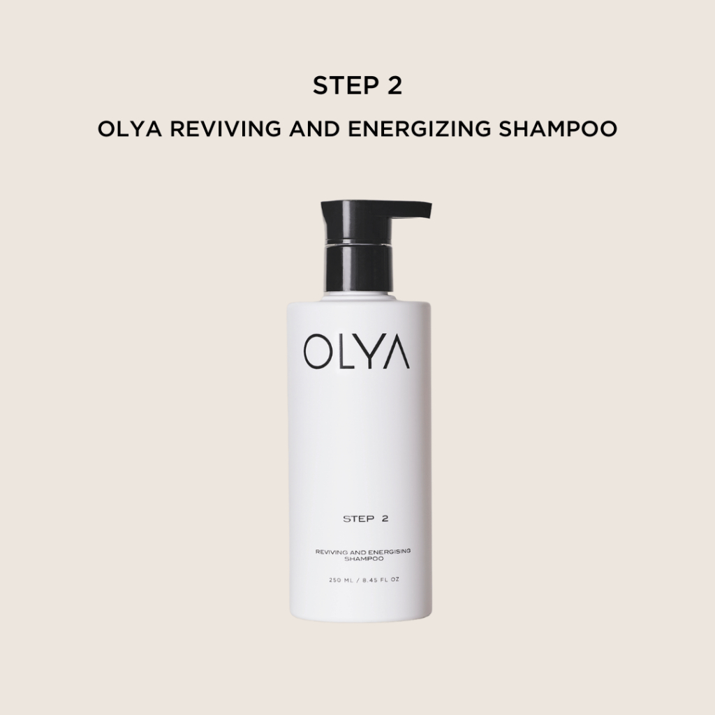 OLYA Reviving and Energizing Shampoo (Step 2) แชมพูช่วยลดการหลุดร่วงของเส้นผม เพิ่มความแข็งแรงของรากผม