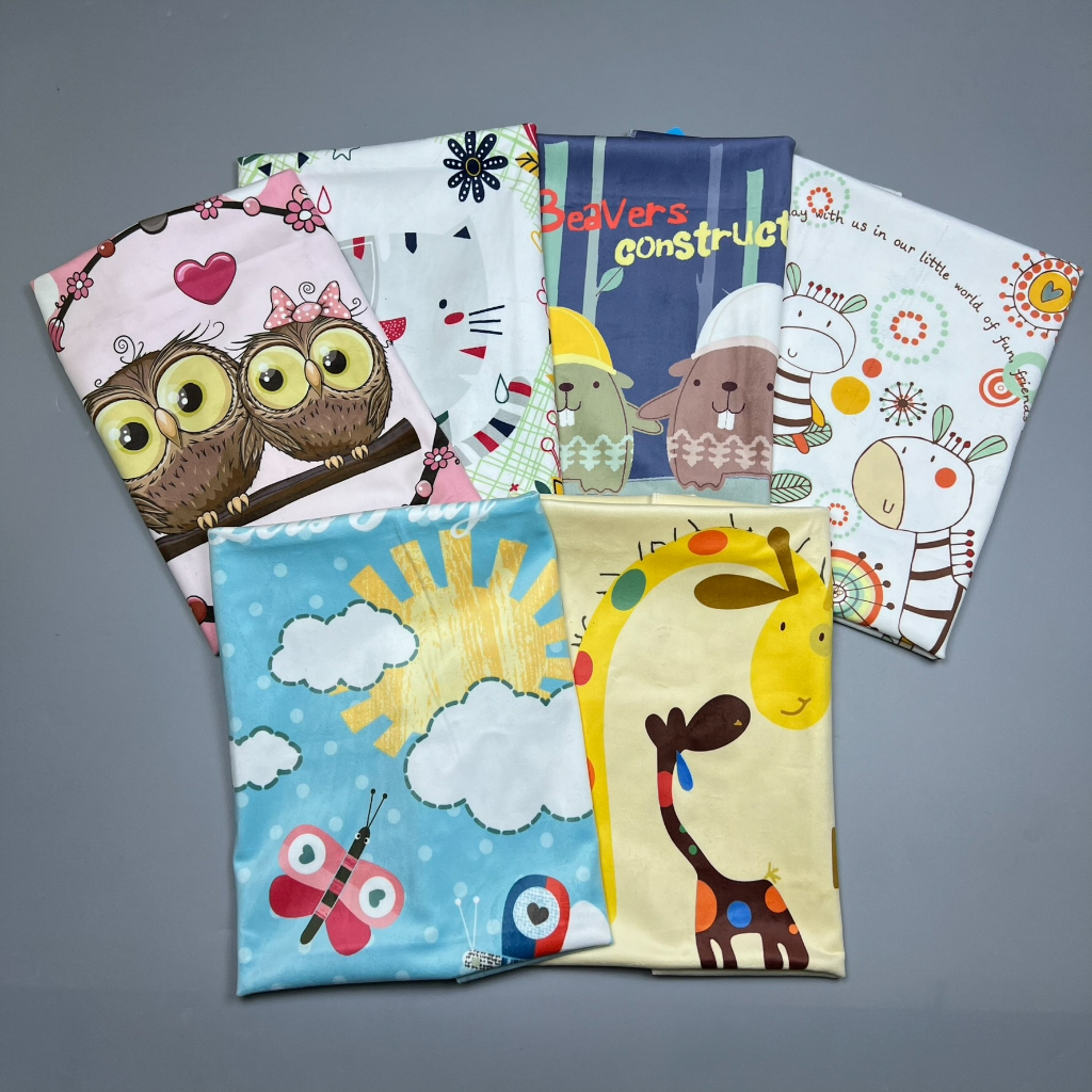 ผ้ารองกันฉี่ ขนาด50x70ซม. ผิวหน้านุ่ม อีกด้านพลาสติคกันน้ำ รุ่น LOVELY