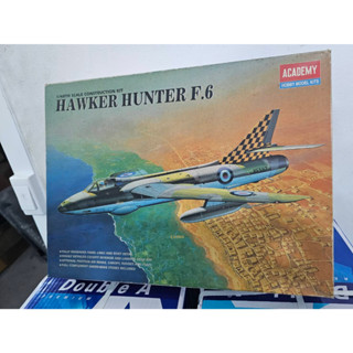 Academy 1/48 Scale Hawker Hunter F.6 Kit 2164 NOS - Slight Shelf Wear Read Desc