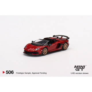 MINI GT No.506 Lamborghini Aventador SVJ Roadster Rosso Efesto RHD MGT00506-R