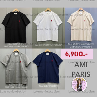 👜: New!! Ami Paris T-Shirt‼️ก่อนกดสั่งรบกวนทักมาเช็คสต๊อคก่อนนะคะ‼️