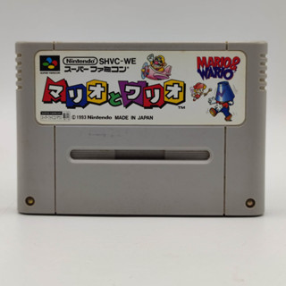 MARIO and WARIO ตลับแท้ Super Famicom [SFC] เล่นได้