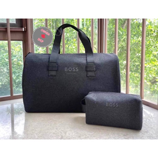 ชุดกระเป๋า HUGO BOSS LARGE DUFFLE TRAVEL WEEKEND GYM FLIGHT BAG แท้💯