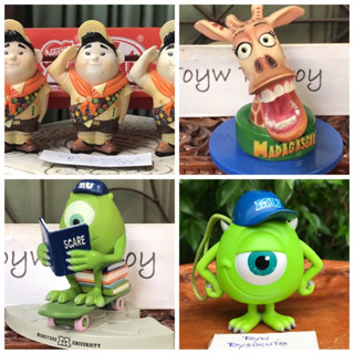 มือสอง โมเดล Model ฝาแก้วน้ำโรงหนัง /Madagascar /Monsters - Mike Wazowski ไมค์ วาซอว์สกี้/ UP Russell ลูกเสือ