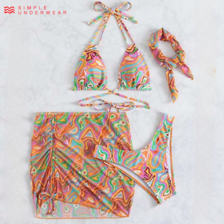 148 Simple Underwear bikini ชุดเซต 4 ชิ้น