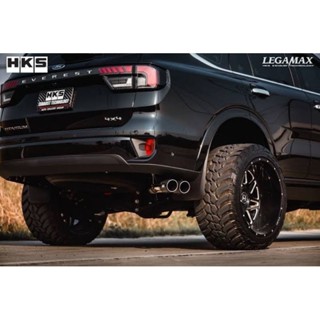 ท่อ HKS Legamax แท้ ตรงรุ่น Ford Next GEN Everest ปลายคาร์บอนออกข้างปลายคาร์บอนคู่ nextgen exhaust muffler ปลายท่อ