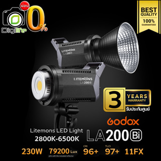 ผ่อน 0%** Godox LED Litemons LA200Bi - LED Video Light 230W 2800K-6500K - Bowen ( LA200 Bi-Color ) ประกันศูนย์ Godox 3ปี