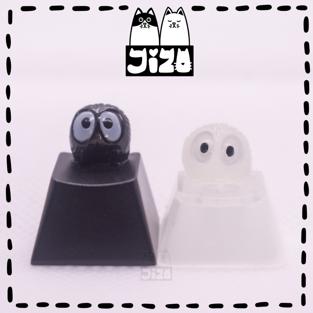 Keycap Susuwatari ปุ่มกดคีย์บอร์ด น้องฝุ่น (มีของแถมให้จนกว่าของแถมจะหมด!!)